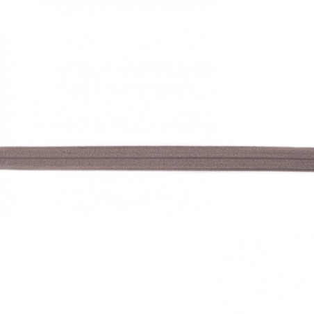 Elastic edging tape dark taupe (kh)