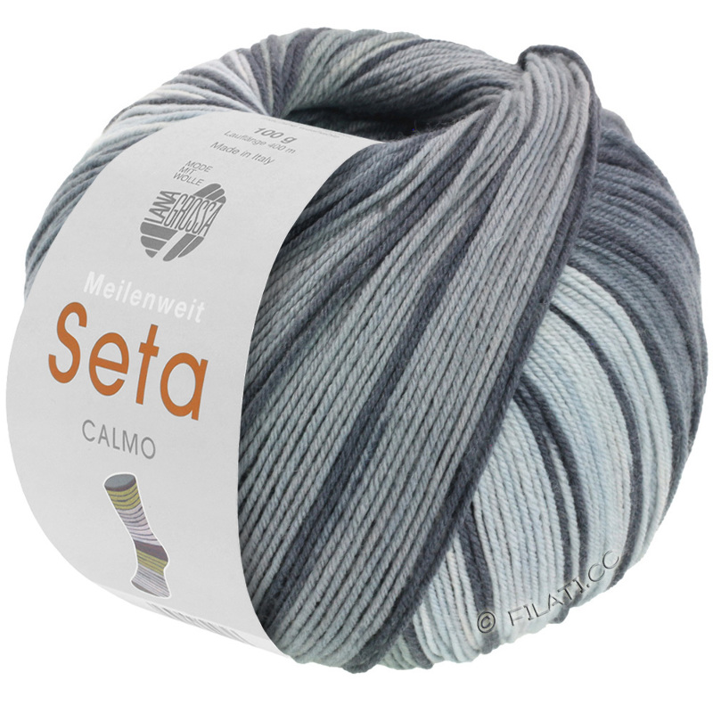Lana Grossa - Miles Wide 100 Seta Calmo gray (3326)