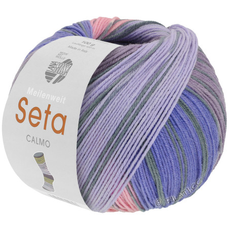 Lana Grossa - Meilenweit 100 Seta Calmo Purple (3323)