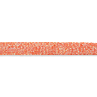 Flachkordel 15mm - koralle metallic
