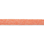 Flachkordel 15mm - koralle metallic