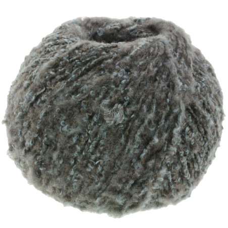 Lana Grossa - Bouclégarn Cocco dark gray (09)