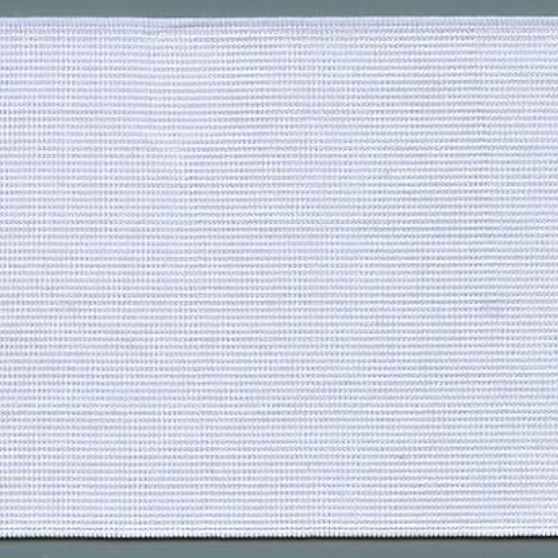 Elastic ribbon white 120mm