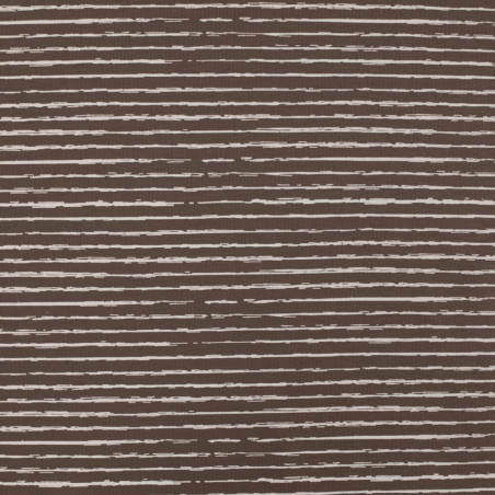 Jersey - Rayures funky taupe foncé