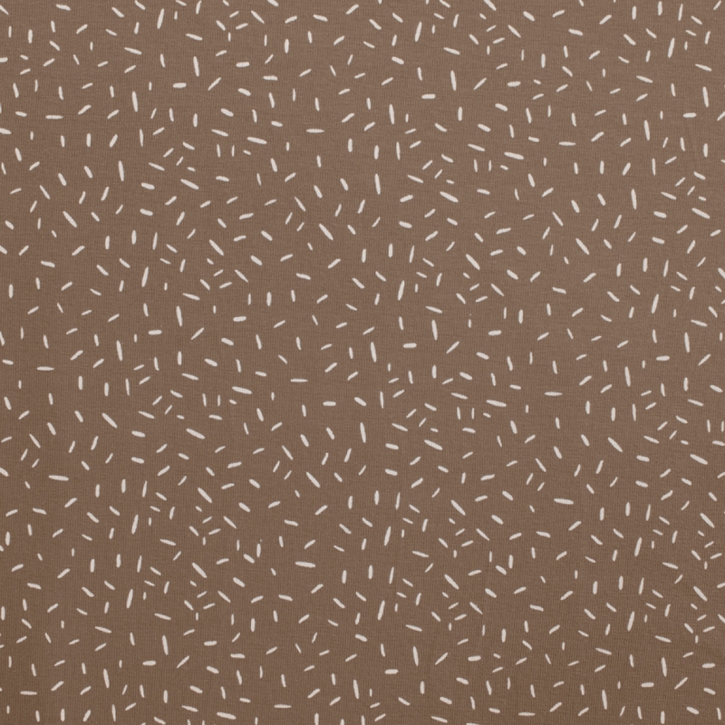 Jersey - Funky confetti taupe