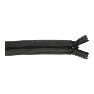 Fermeture éclair invisible - 40 cm - noire (000)