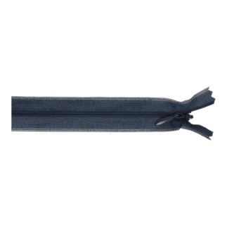 Invisible zipper - 40cm - navy (210)