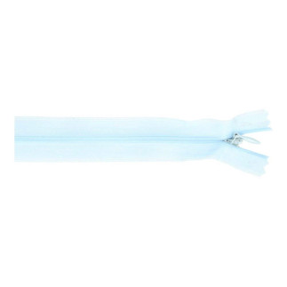 Fermeture éclair invisible - 40 cm - bleu clair (249)
