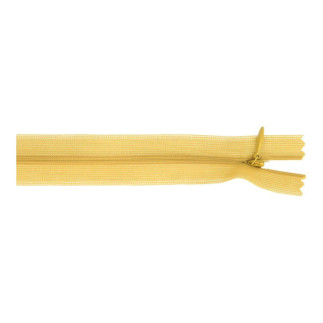 Invisible zipper - 40cm - mustard (653)