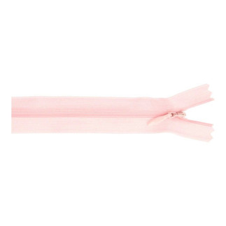 Fermeture éclair invisible - 40 cm - rose clair (718)
