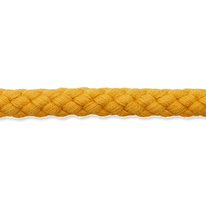 Cordon en laine d'agneau 9 mm curry (uk402)