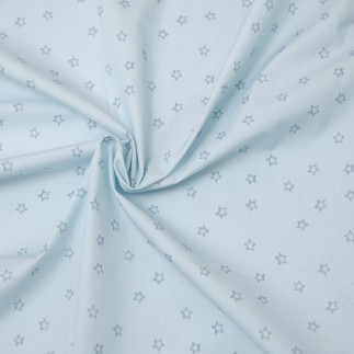 Coton - Hilco Sweet Star Shapes bleu ciel
