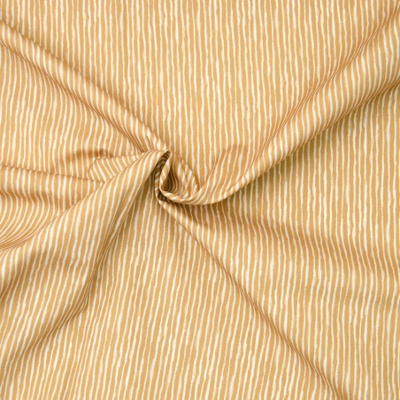 Cotton- Hilco Sweet Stripes Ochre