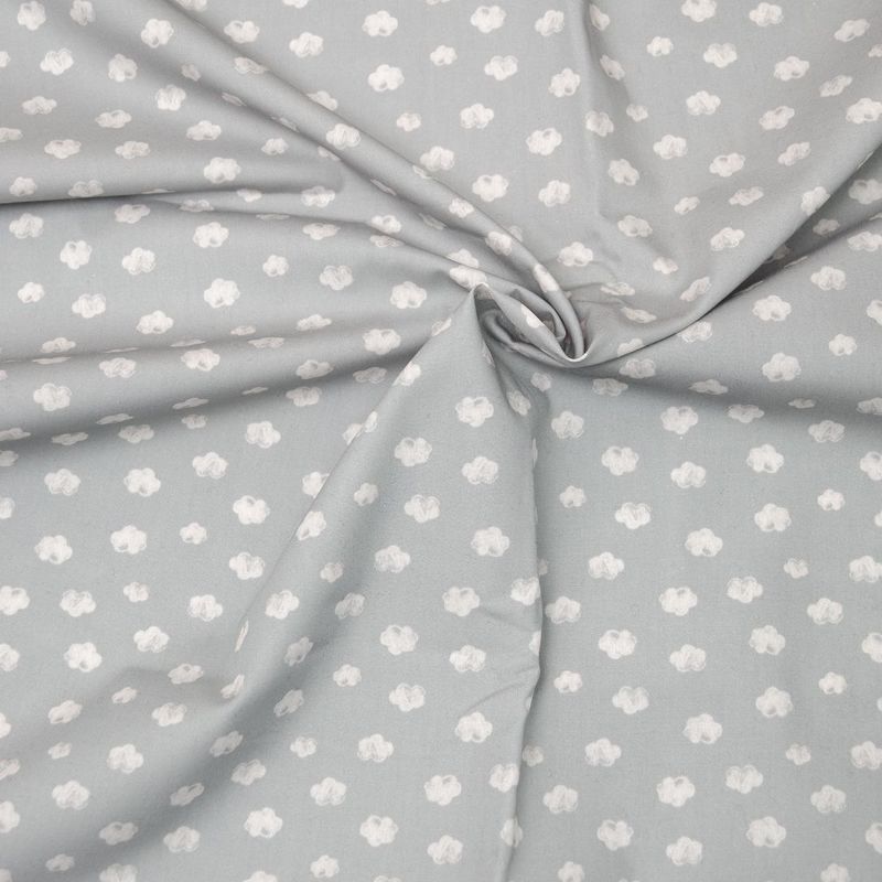 Coton tissé - Hilco sweet clouds gris