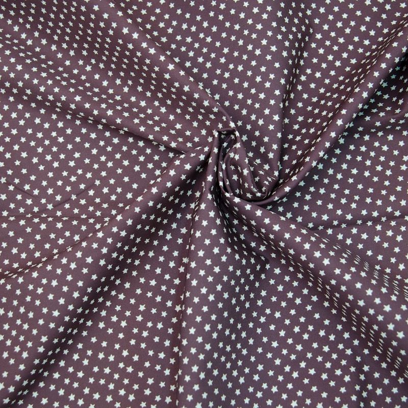 Woven Cotton - Hilco sweet stars bordeaux