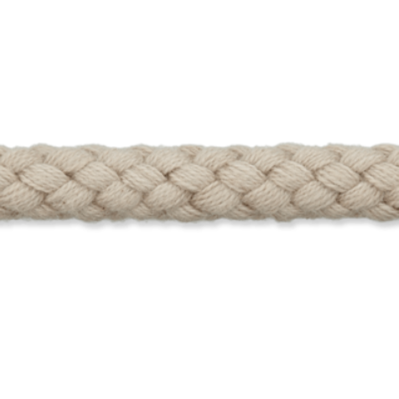 Cordon en coton 9 mm beige clair (UK16)