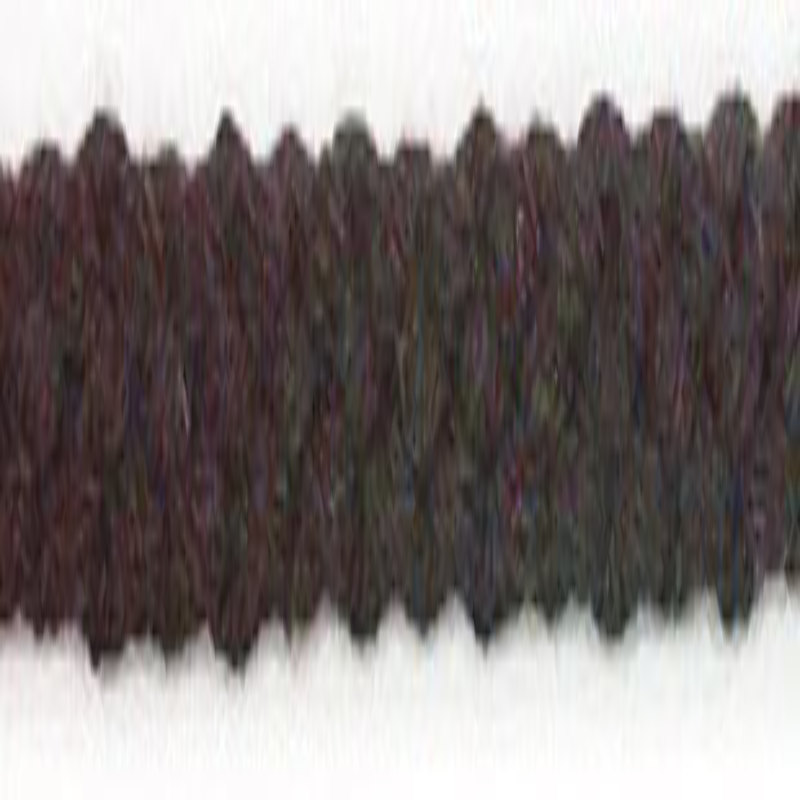 Cordon en coton 9 mm marron foncé (l)