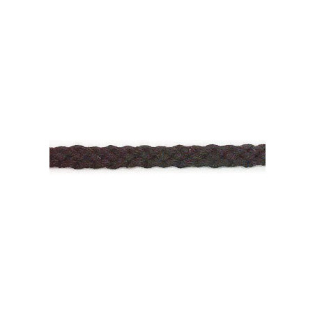 Cordon en coton 9 mm marron foncé (l)