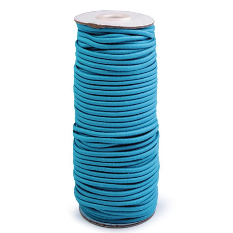 Elastic cord 3mm aqua