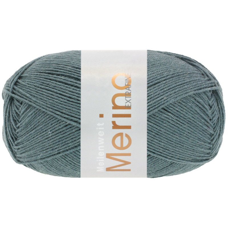 Lana Grossa - Meilenweit 100 extrafin blue-grey (2431)