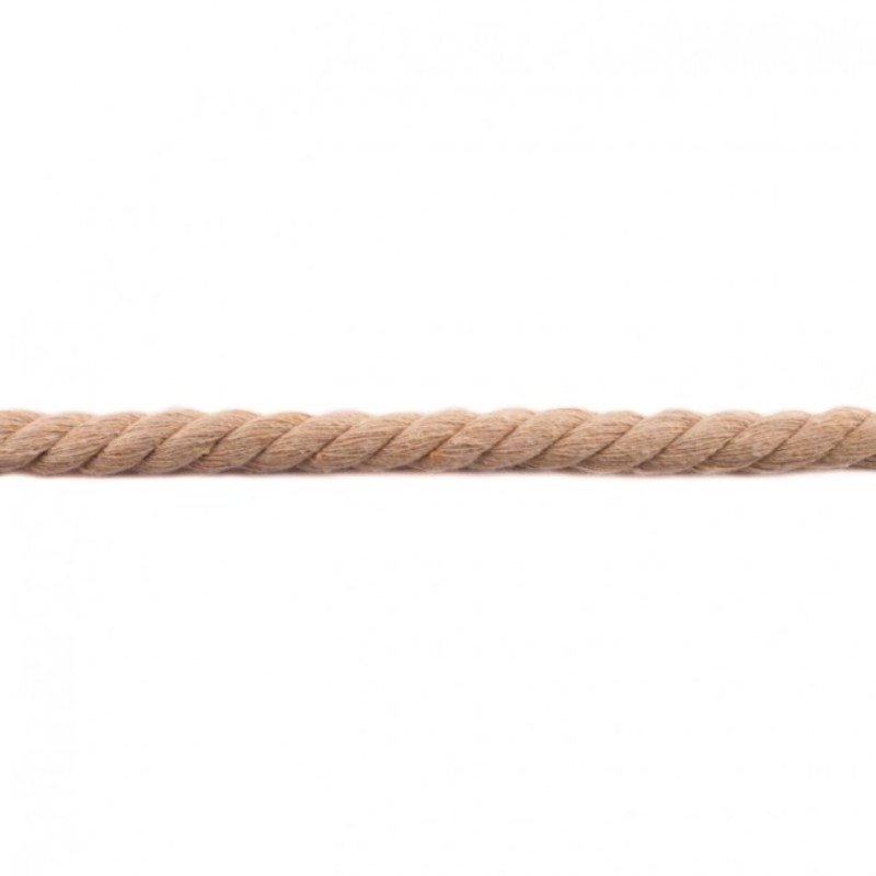 Cordon en coton méga 12 mm sable (kh)