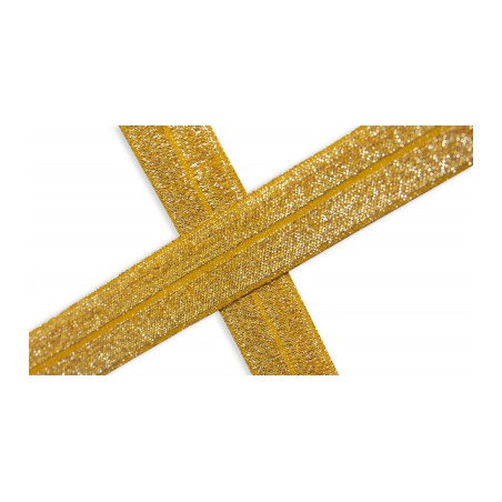 Ruban de bordure élastique pailleté de maïs (qt)