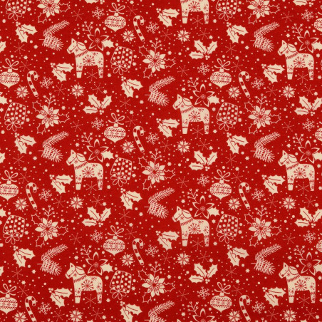 Baumwolle - Noël scandinave pourri