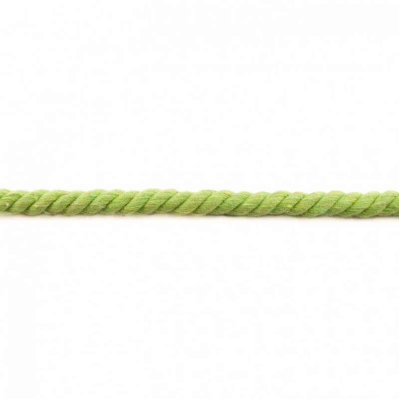 Cordon de coton mega 13mm vert fluo