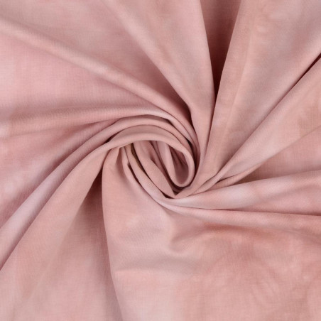 French Terry - Batik saumon / beige