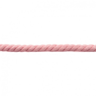 Cordon en coton méga 13 mm rose