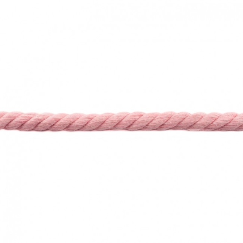 Cordon de coton mega 13mm rose