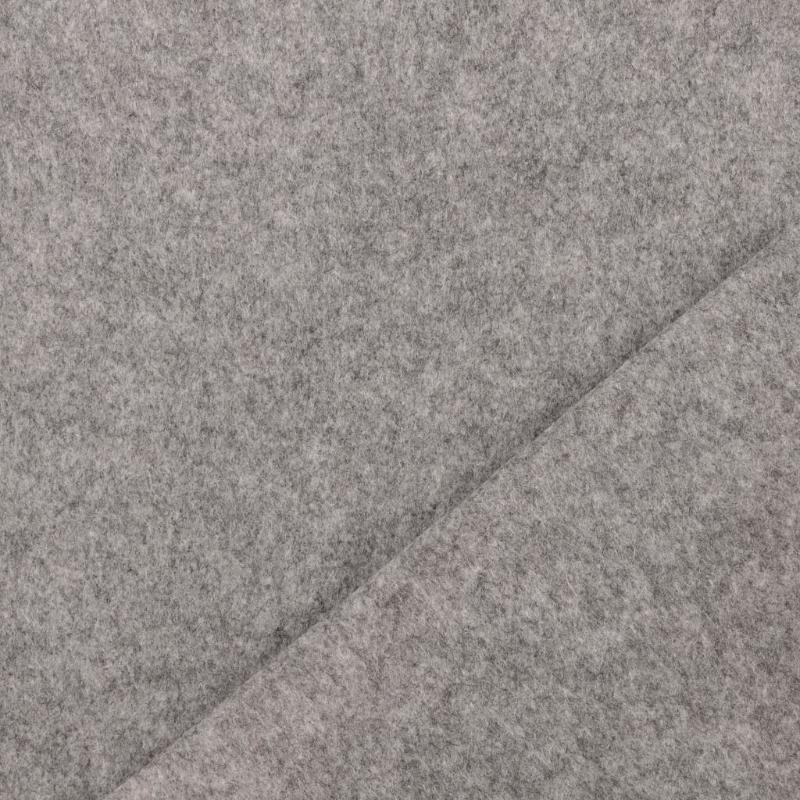 Feutre textile 4mm gris clair chiné