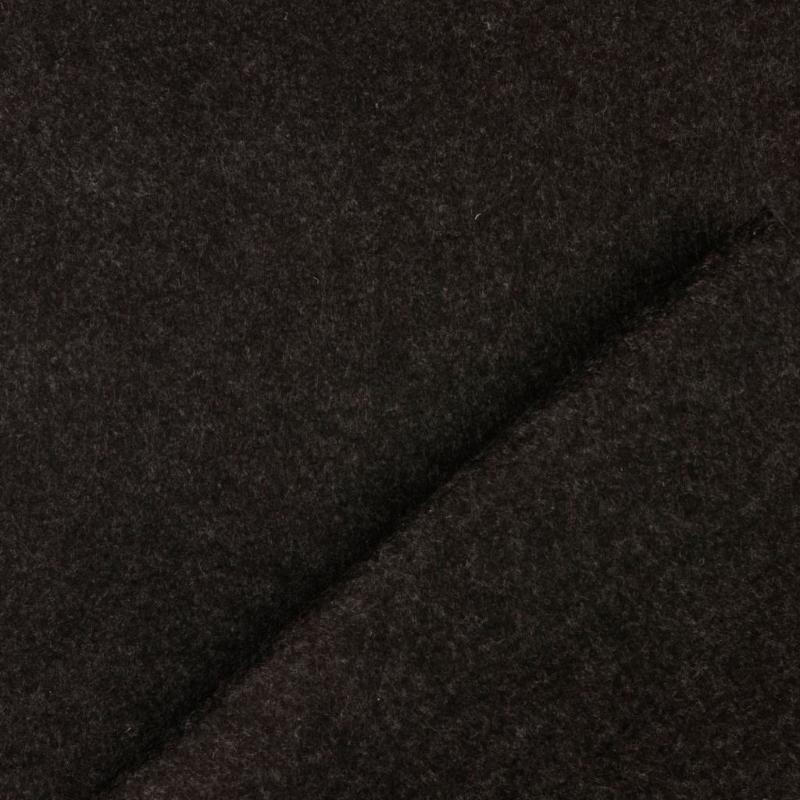 Feutre textile stable 4 mm noir mélangé