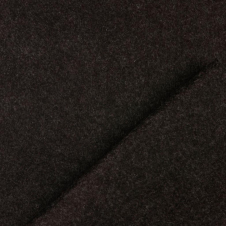 Feutre textile stable 4 mm noir mélangé