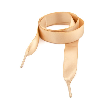 Ready-made satin cord 20mm - beige 120cm