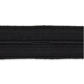 Buttonhole elastic band 20mm black