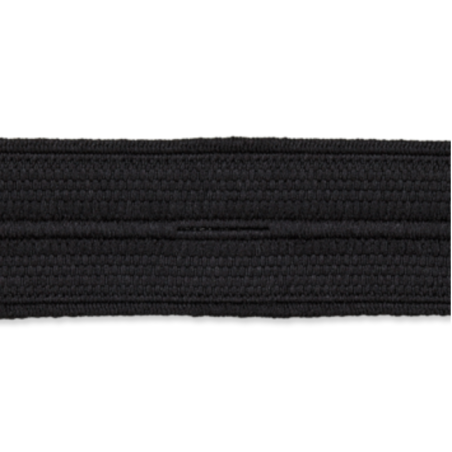 Buttonhole elastic band 20mm black