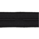 Bande élastique boutonnière 20 mm noire
