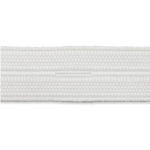 Bande élastique boutonnière 20 mm blanche