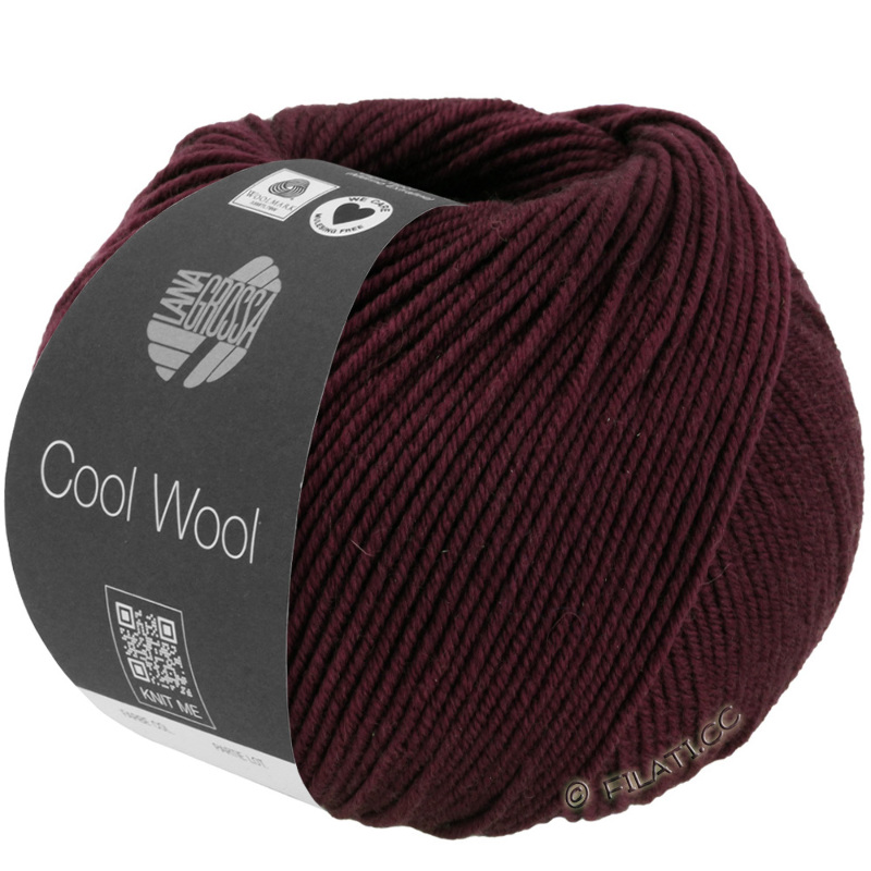 Lana Grossa - Cool Wool melange black red (1404)