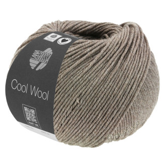 Lana Grossa - Cool Wool melange graubraun (1421)