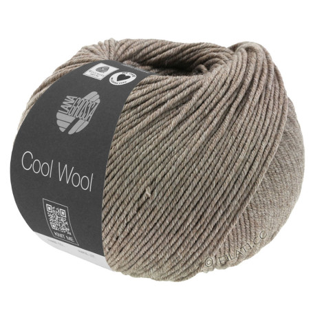 Lana Grossa - Cool Wool melange graubraun (1421)
