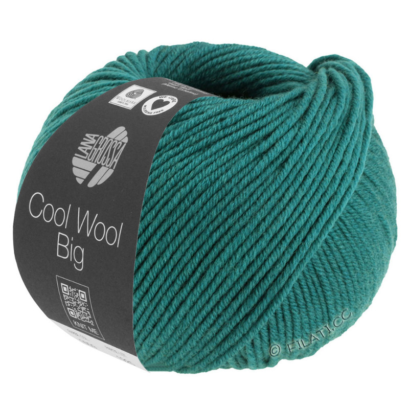 Lana Grossa - Cool Wool Big mélange pétrole (1612)
