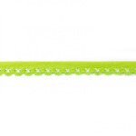 Elastische Spitze Blumen lime