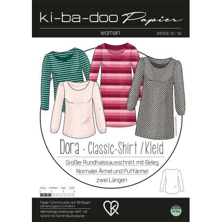 Ki-Ba-Doo Women's Classic Dress / Shirt Dora