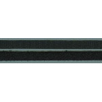 Klettband - Haken und Plüsch - schwarz 10mm (w)