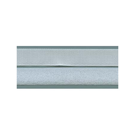 Hook and loop fastener - hook and loop fastener - white 20mm (w)
