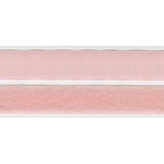 Klettband - Haken und Plüsch - rosa (w)
