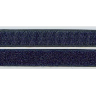 Velcro fastener - hook and plush - navy (f)