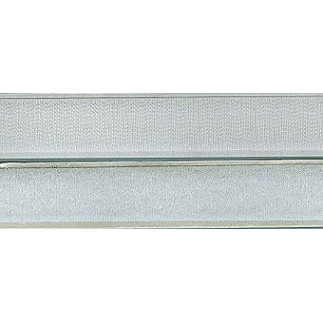 Velcro tape - hook and loop - self-adhesive white (w)